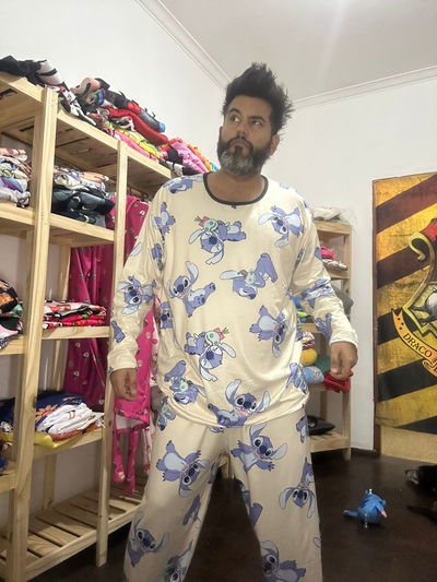 Pijama Stitch abarcan hasta el talle 64/66