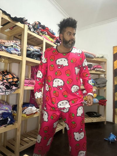 Pijama Kitty abarcan hasta el talle 64/66