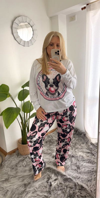 Pijama talle 60 Perrito bulldog