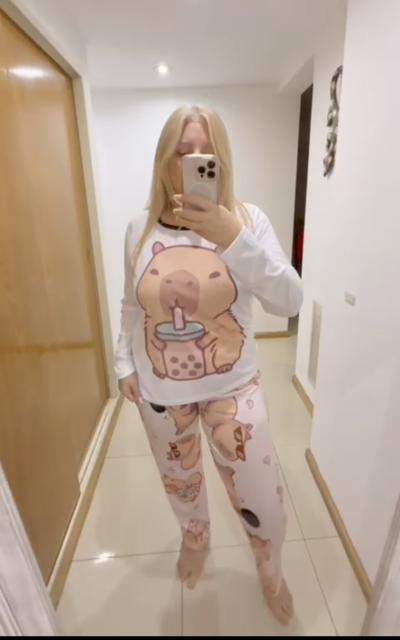 Pijama talle 60 Capibara 