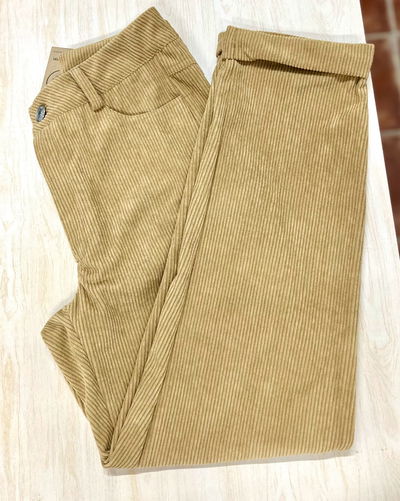 Pantalón corderoy camel