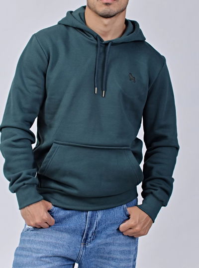 Buzo canguro verde pino