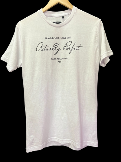 Remera regular blanca