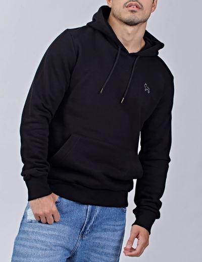 Buzo canguro negro