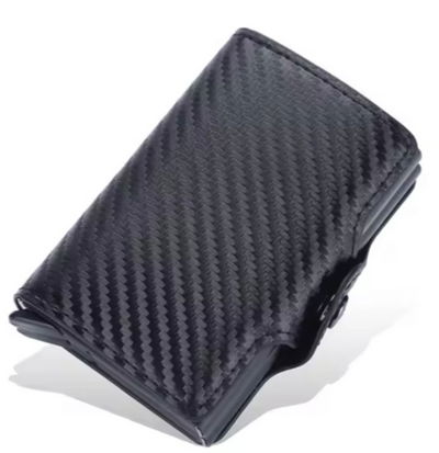 Tarjetero doble con tapa