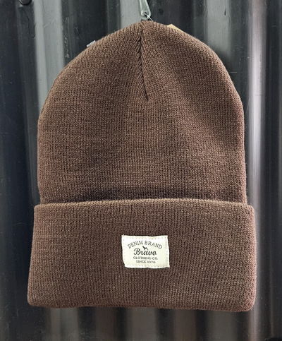 Gorro de lana chocolate