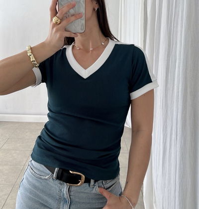 Remera verde inglés