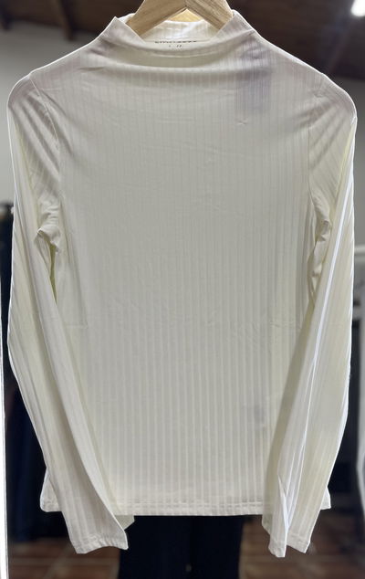 Media polera morley blanca