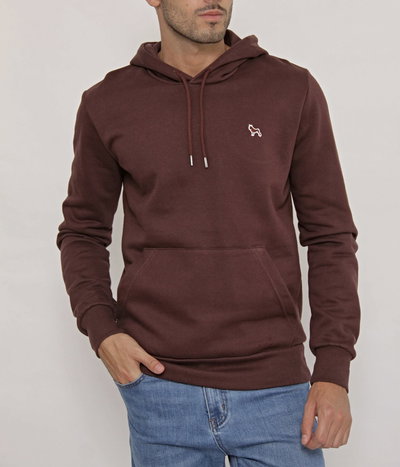 Buzo canguro de frisa chocolate P1805