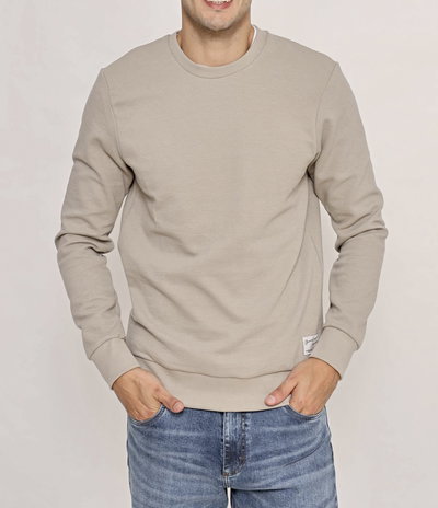 Buzo sin capucha arena P1807