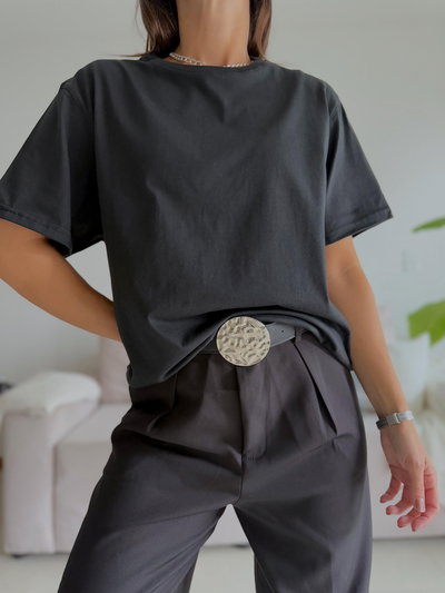 Remera Basic Negra P1814