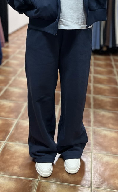 Jogging frisado azul P1282