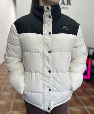 Campera puffer combinada