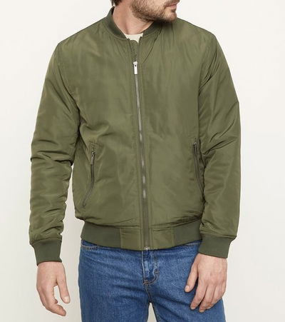 Campera bomber verde