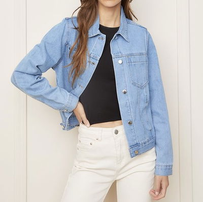 Campera Denim celeste