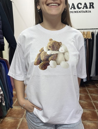 Remera boxy estampada