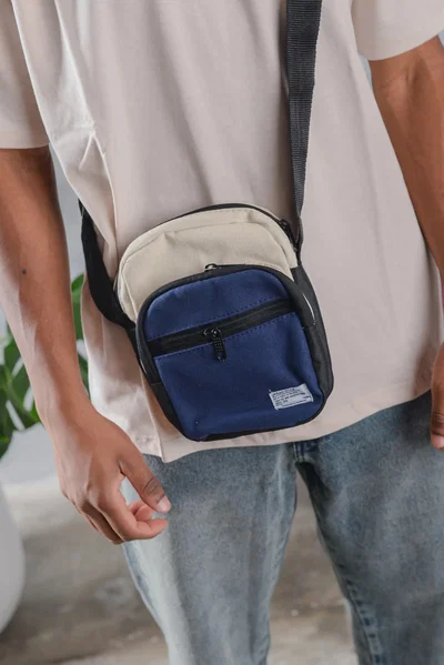 Mini morral bicolor