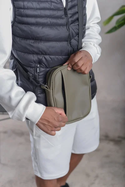 Mini morral verde