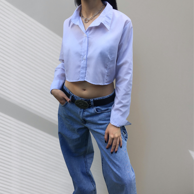 Camisa crop Zoey