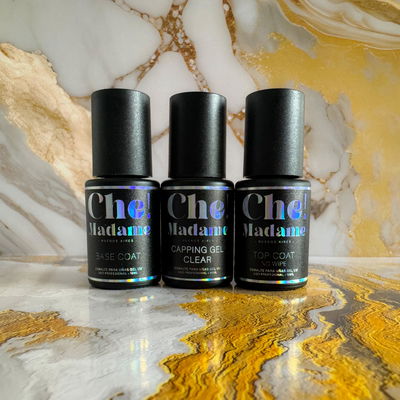 Combo 1: Base Coat + Capping Clear + Top Coat