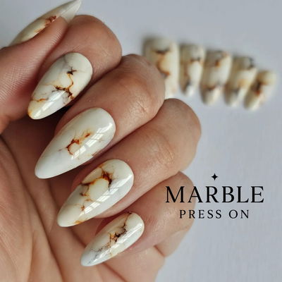 Marble Press On - Spice