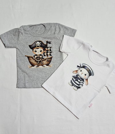 Remera Marinero y Pirata