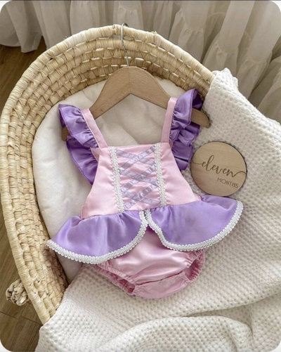 Vestido Princesa Rapunzel