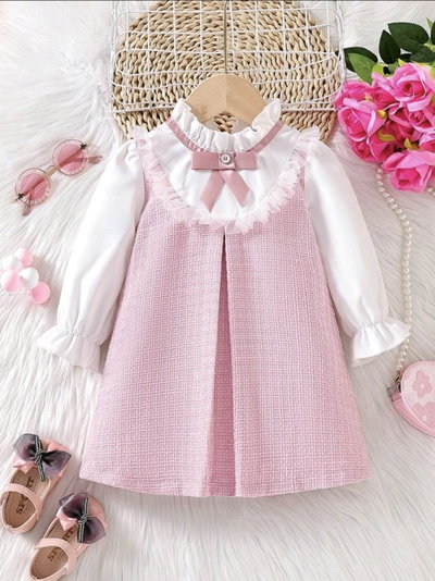 Vestido Mangas Largas Francés