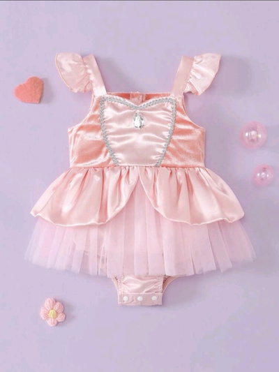 Vestido Princesa Rosa