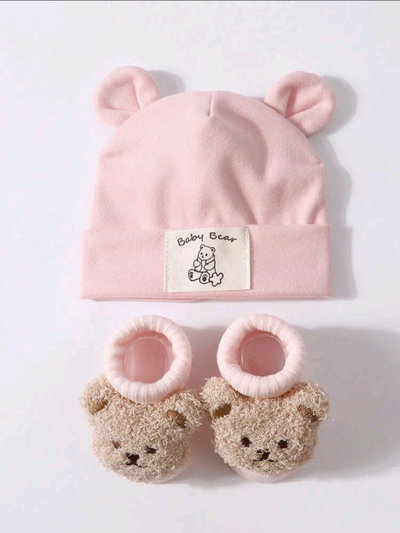 Set Gorro + medias 3 a 9 meses
