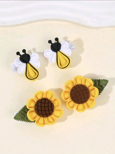 Hebillas Abejas y Girasoles
