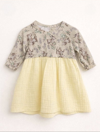 Vestido Ciervito Amarillo