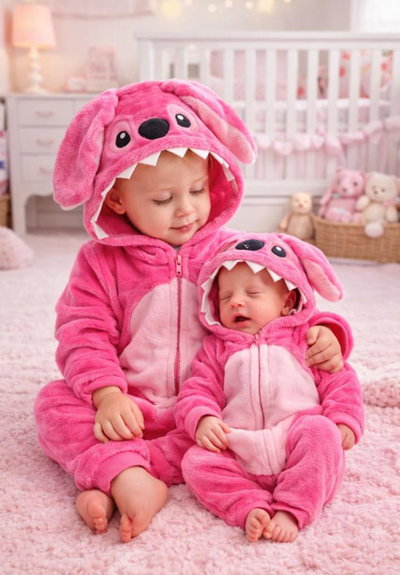 Pijama Stitch Rosa