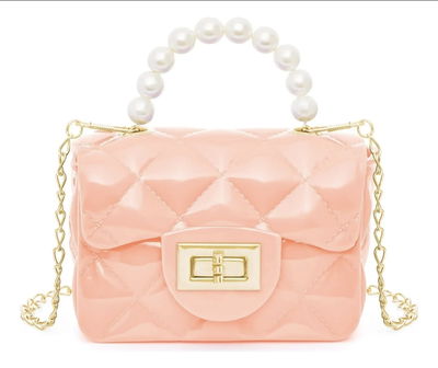 Cartera Perlas Rosa