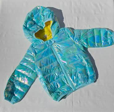 Campera Tornasolada Celeste
