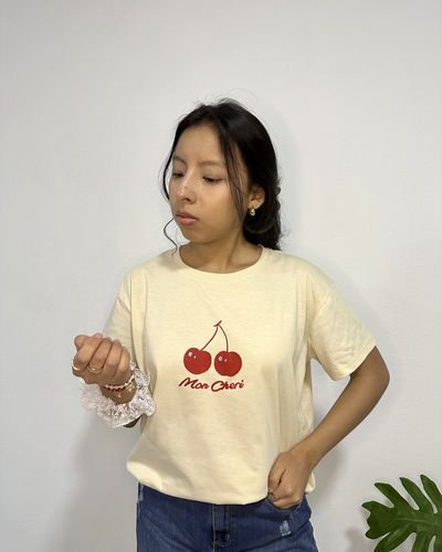 REMERA CHERRY (amarilla)