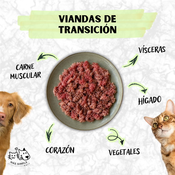 Vianda de Transición (Sin Hueso) - Gato & Perro