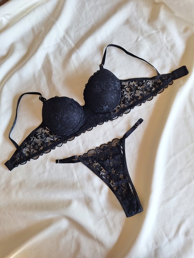 Conjunto Soft con Aro - Negro 