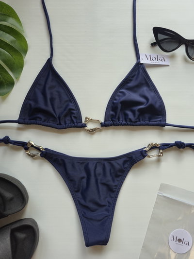 Bikini Amorfo - Azul Marino
