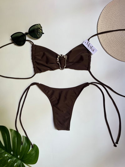 Bikini Amorfo Nube - Chocolate