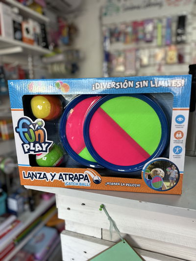 Juego lanza y atrapa