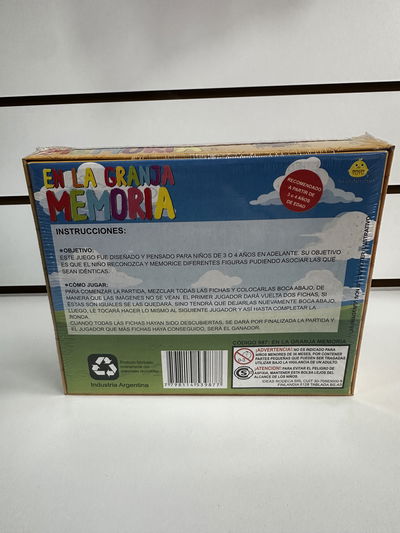 Juego En la Granja Memoria