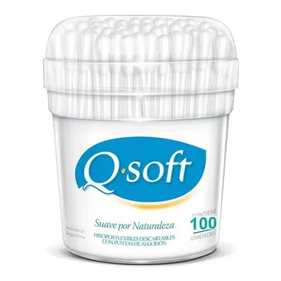 HISOPOS Q SOFT X 100 UNIDADES