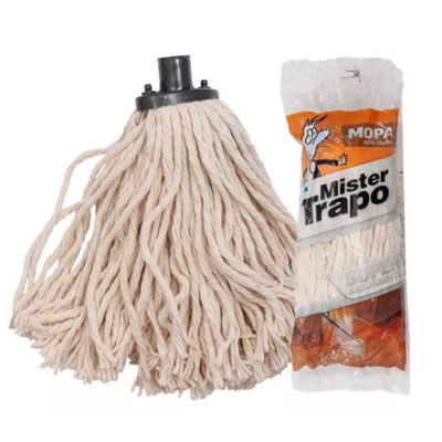 MOPA MISTER TRAPO BLANCA DE ALGODÓN 