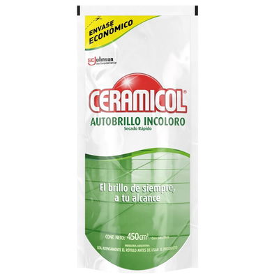 Ceramicol Cera Autobrillo Doy Pack 450 ml