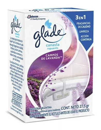 REPUESTO DE CANASTA SÓLIDA GLADE PARA INODOROS 