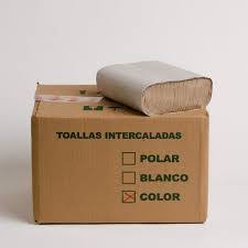 TOALLA INTERCALADAS  BEIGE X CAJA 