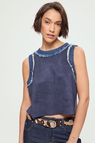 BLUSA DE GAMUZA