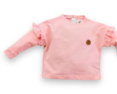 BUZO ROSA BEBE EN RUSTICO 