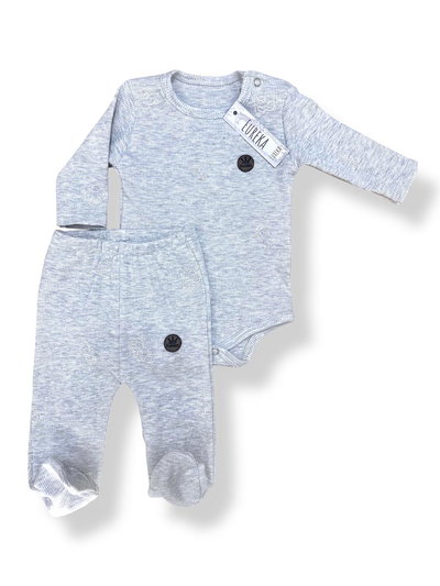 CONJUNTO GRIS MORLEY OSITOS